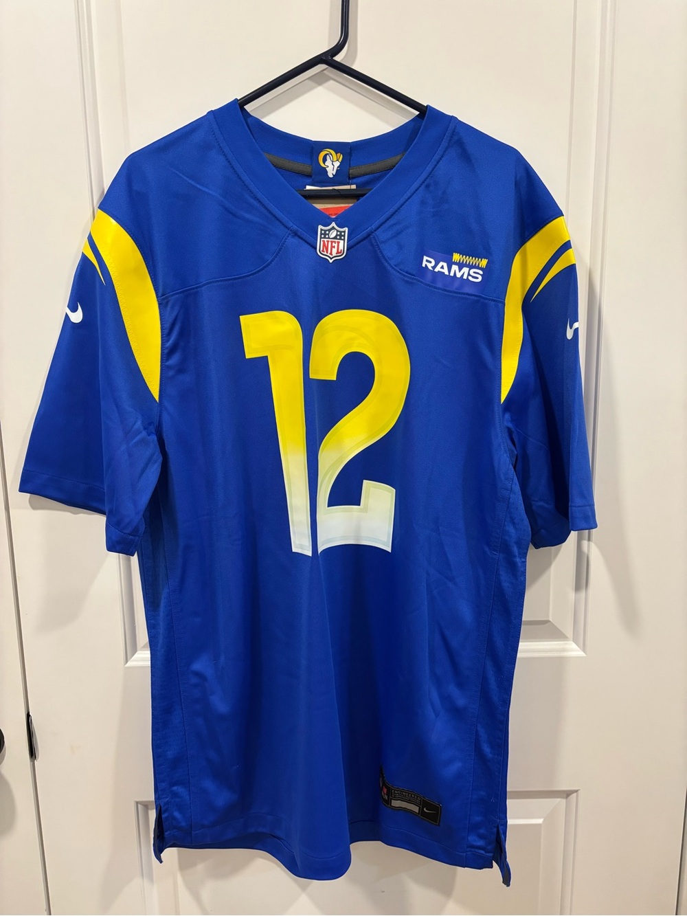 Los Angeles Rams Blue & Yellow Paku Nacua Football Jersey - Nike - Large
